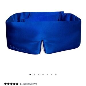 Drowsy Royal Blue Silk Eye Mask
